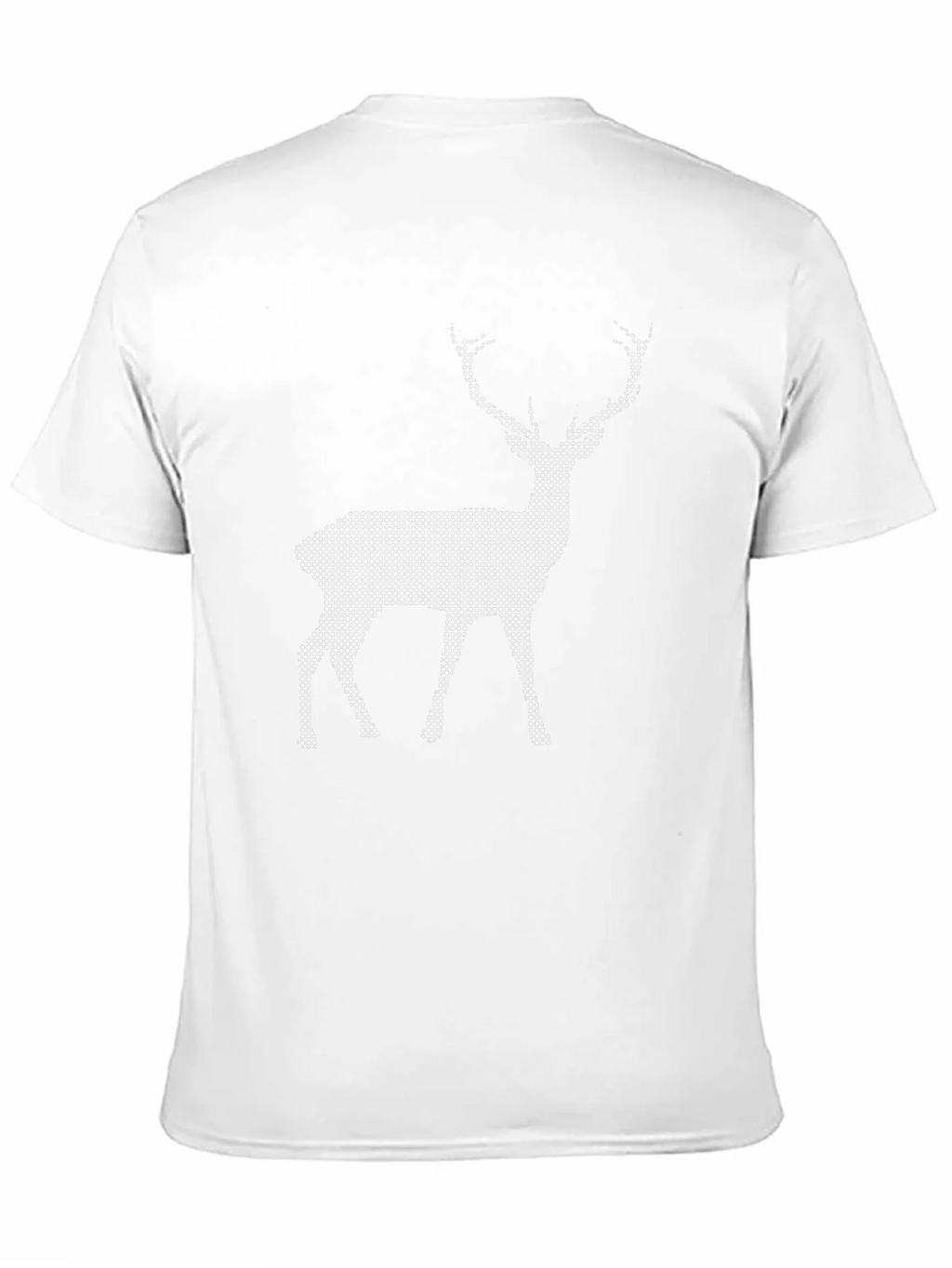 Black T-Shirt with Pixel Deer Design product image 10