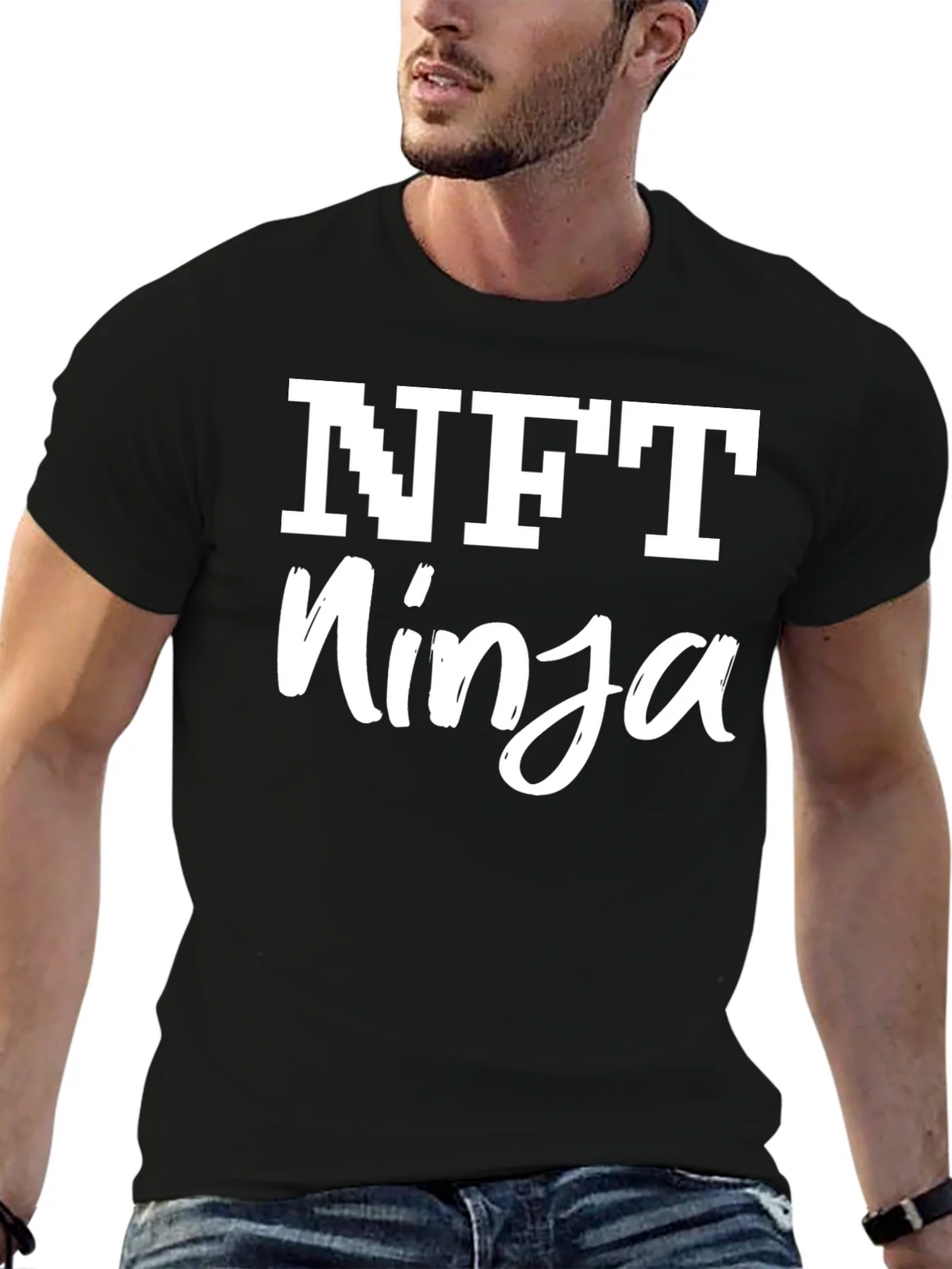 NFT Ninja Black T-Shirt product image 6