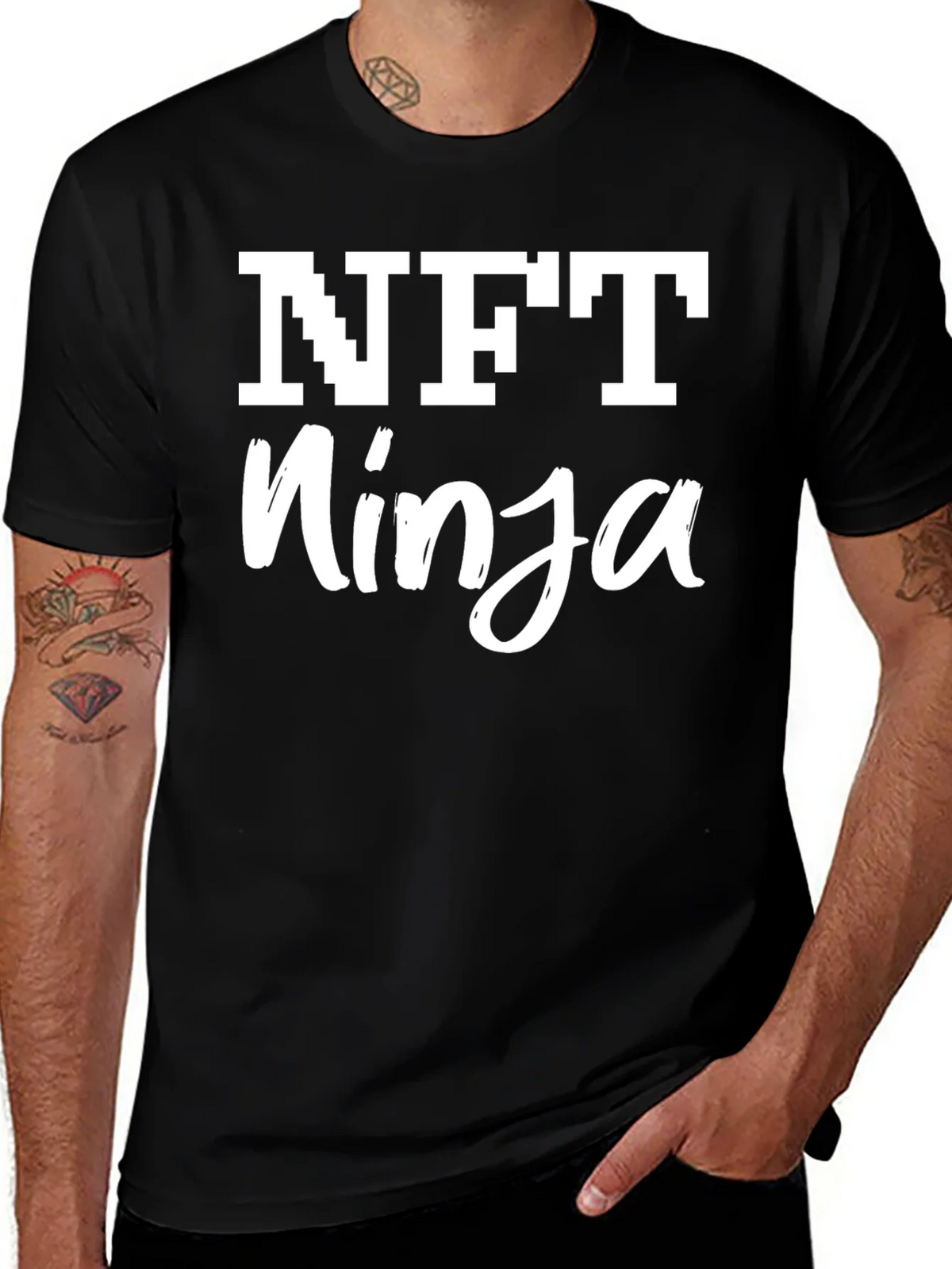NFT Ninja Black T-Shirt product image 1