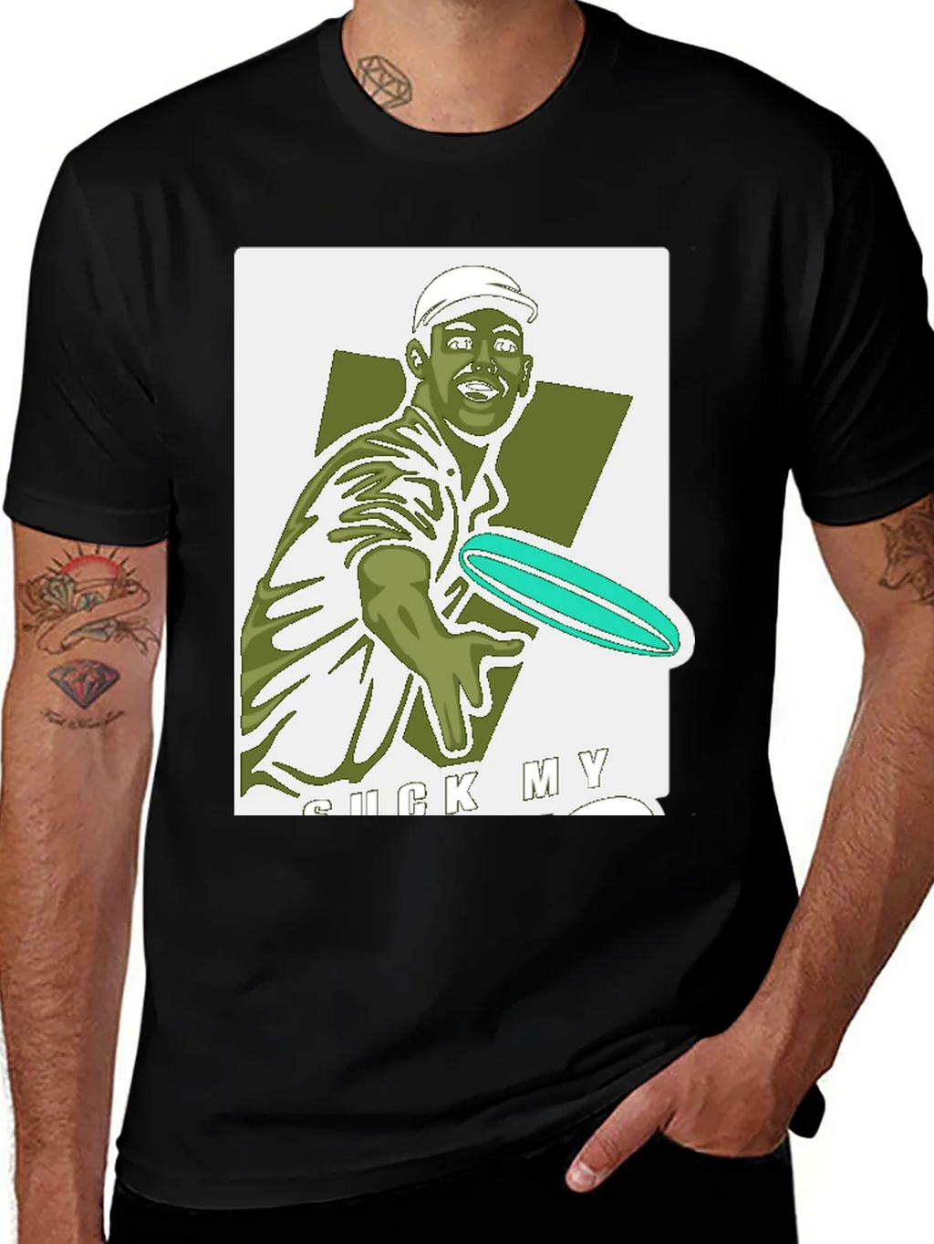 Frisbee Golf Black Tee product image 1