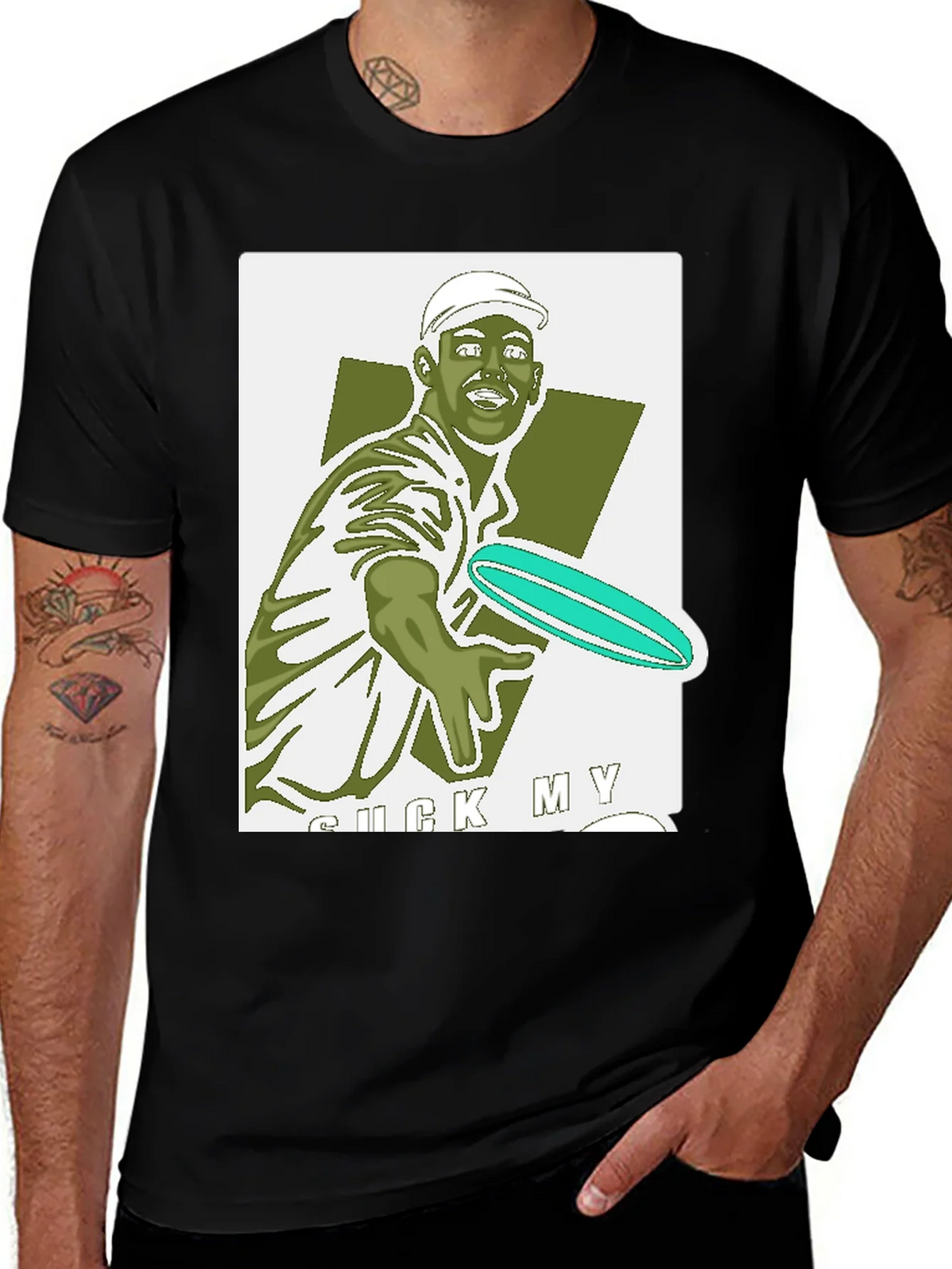 Frisbee Golf Black Tee product image 1