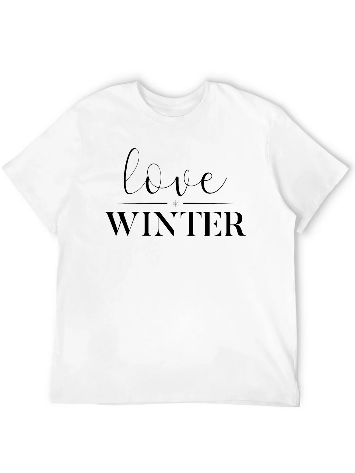 Love Winter Black Cotton Tee product image 11