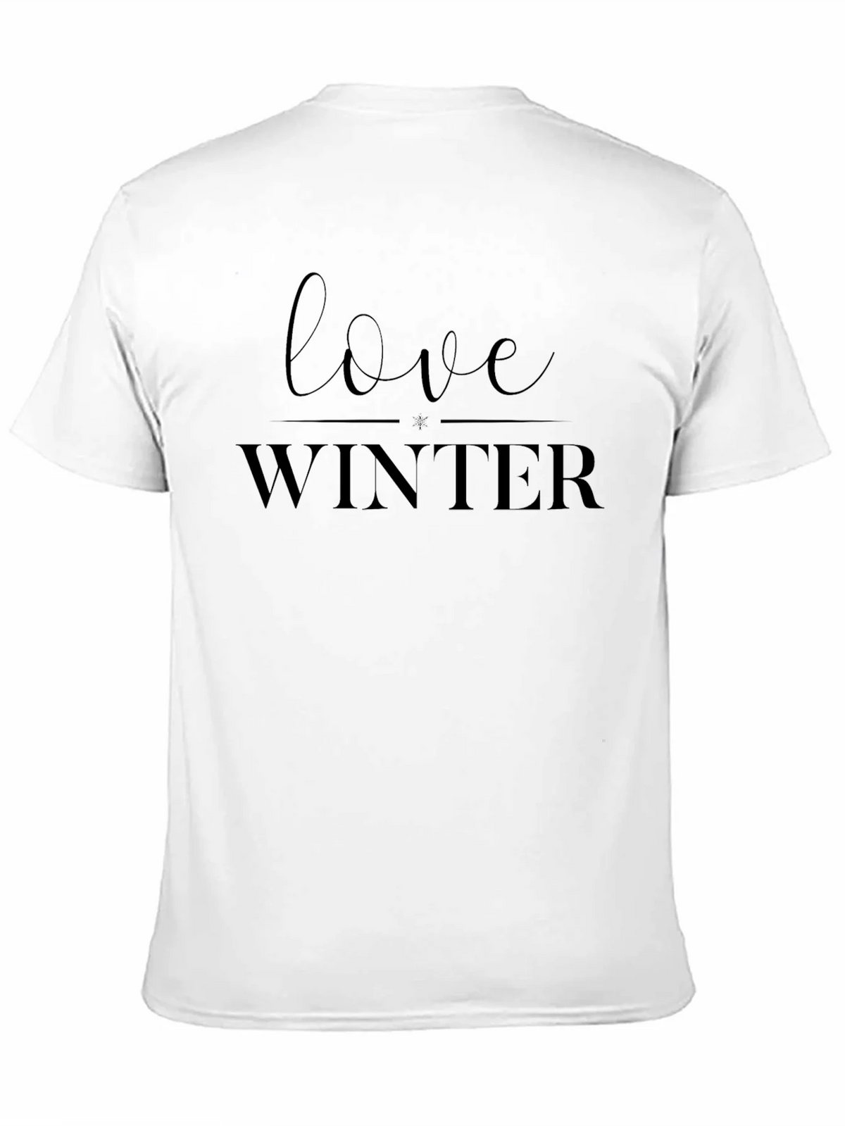 Love Winter Black Cotton Tee product image 10