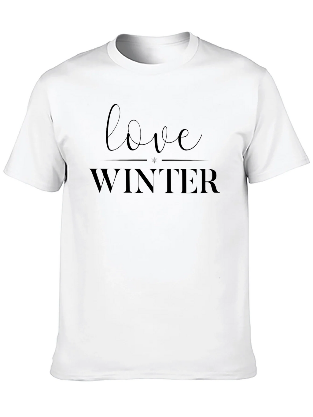 Love Winter Black Cotton Tee product image 9