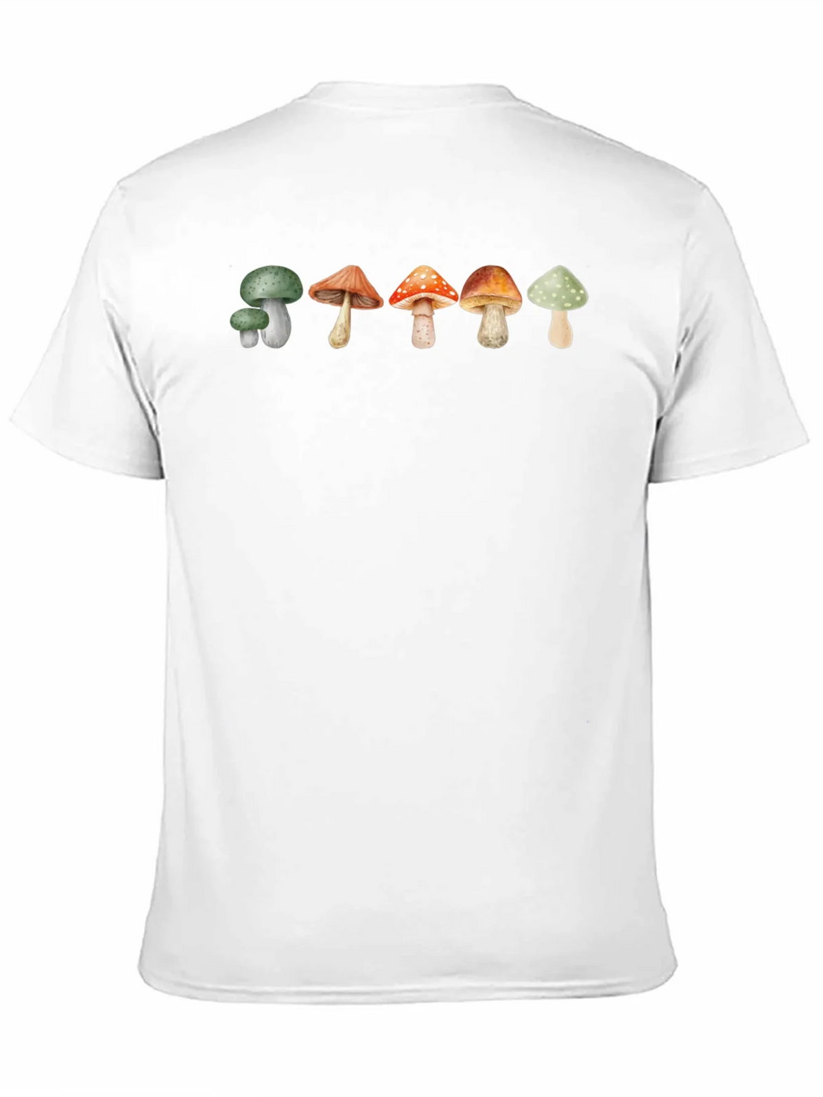 Mushroom Print T-Shirt - Black product image 8