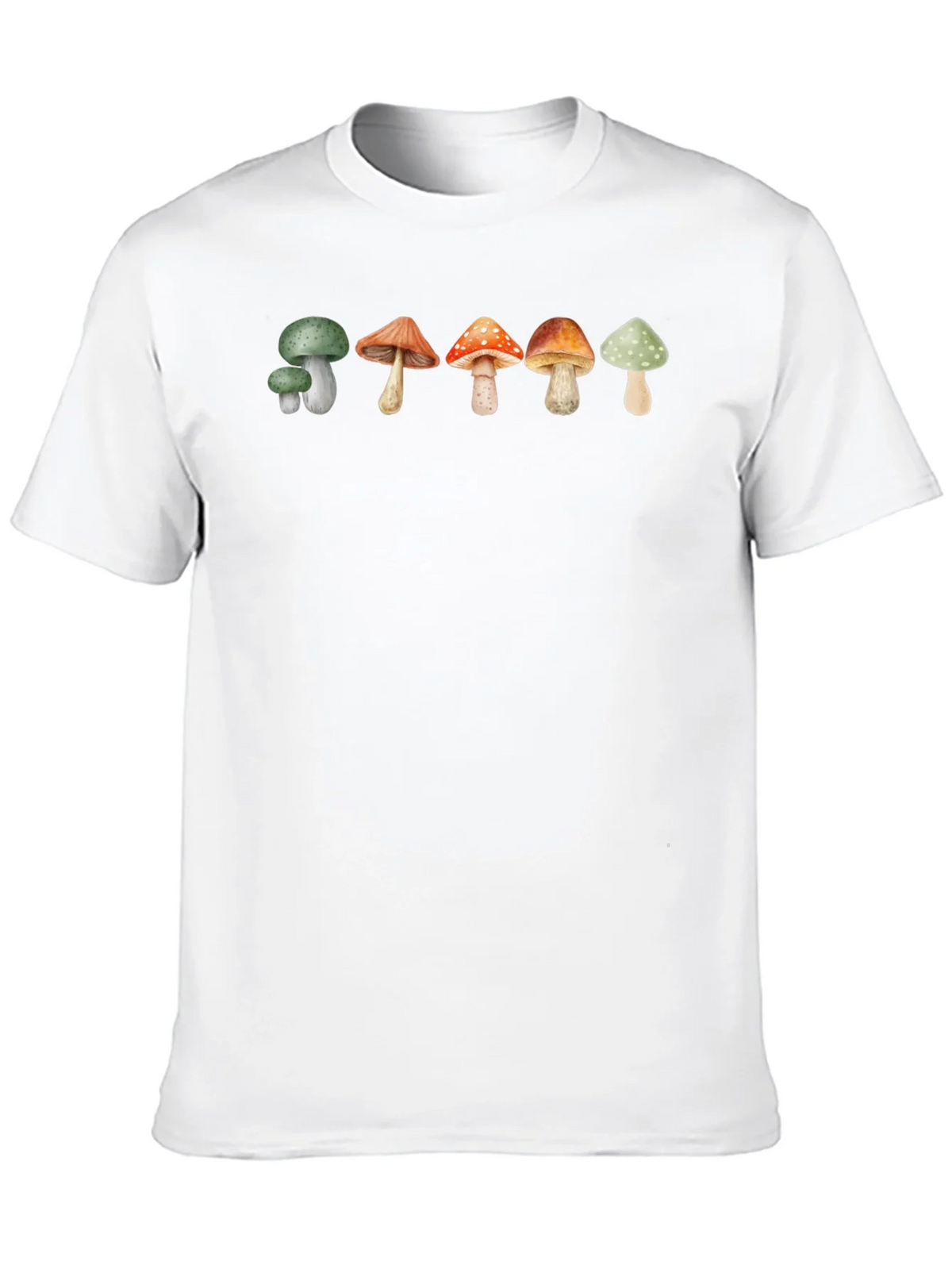 Mushroom Print T-Shirt - Black product image 7