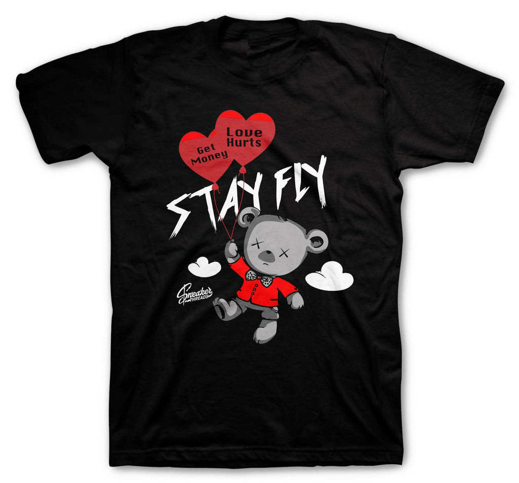 Retro 6 Carmine Money Over Love Shirt