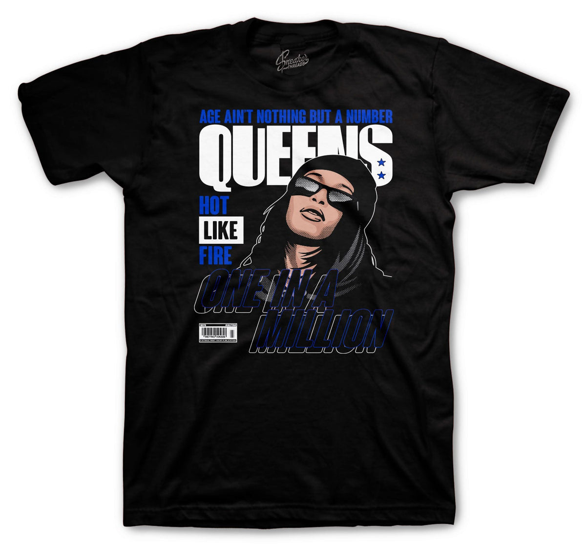 Retro 13 Hyper Royal Queens Shirt