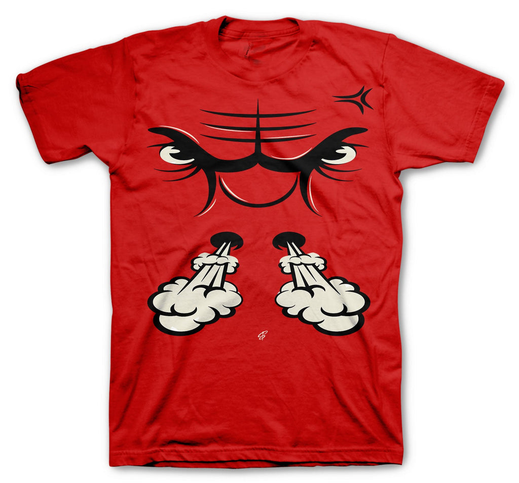 Retro 6 Carmine Raging Face Shirt