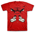 Retro 6 Carmine Raging Face Shirt