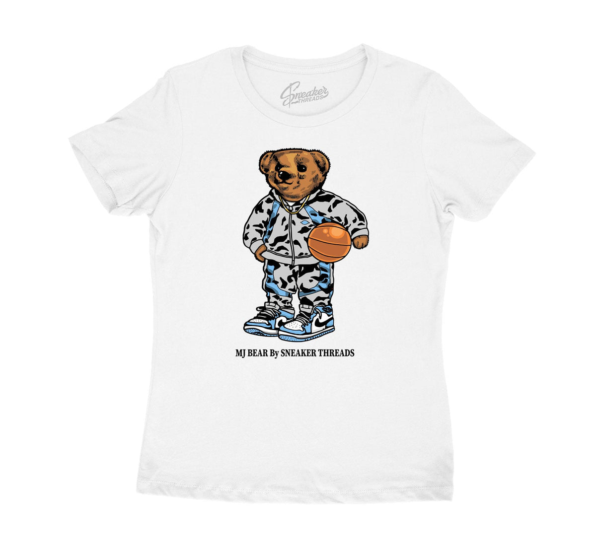 Womens - University Blue 1 MJ Bear Shirt