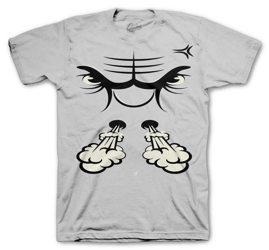 Retro 5 Anthracite Raging Face Shirt