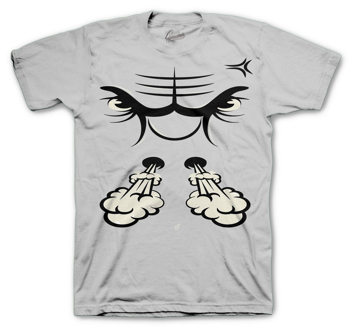 Retro 5 Anthracite Raging Face Shirt