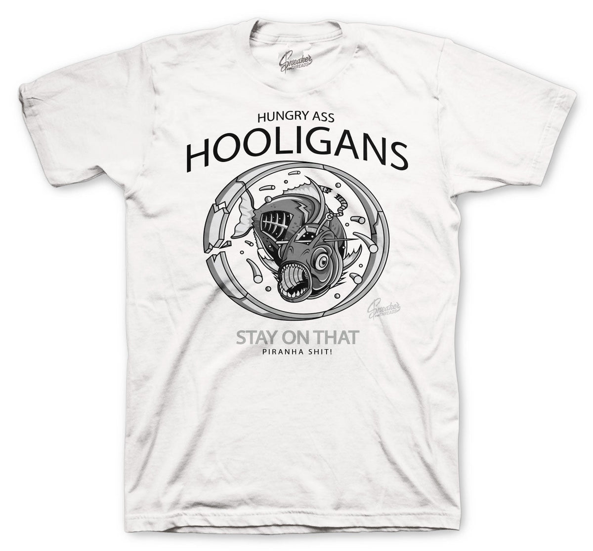 Retro 1 Silver Toe Hooligans Shirt