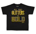 Kids - Gold Glitter 13 Gold Shirt