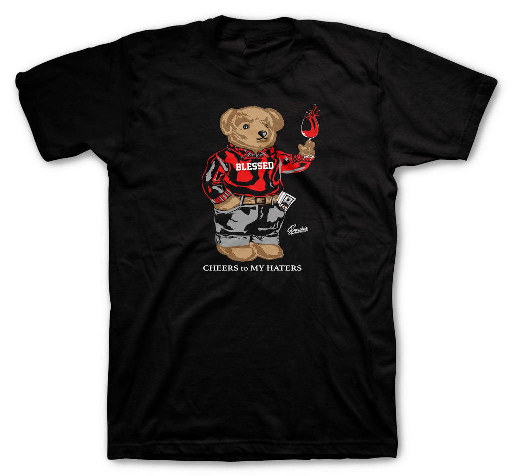 Retro 6 Carmine Cheers Bear Shirt