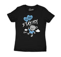 Womens - University Blue 1 Money Over Love Shirt