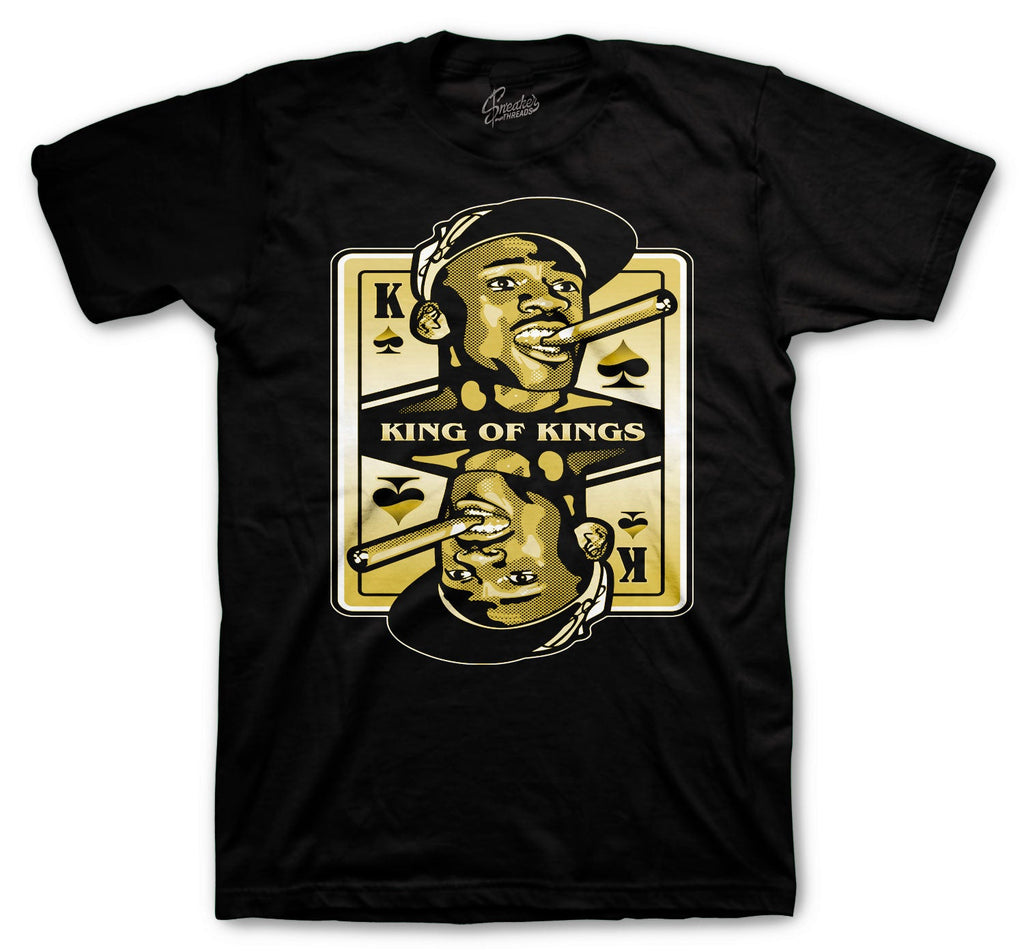 Retro 13 Gold Glitter King Of Kings Shirt