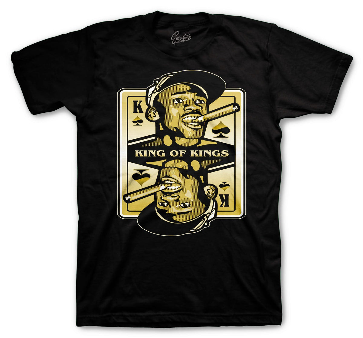 Retro 13 Gold Glitter King Of Kings Shirt