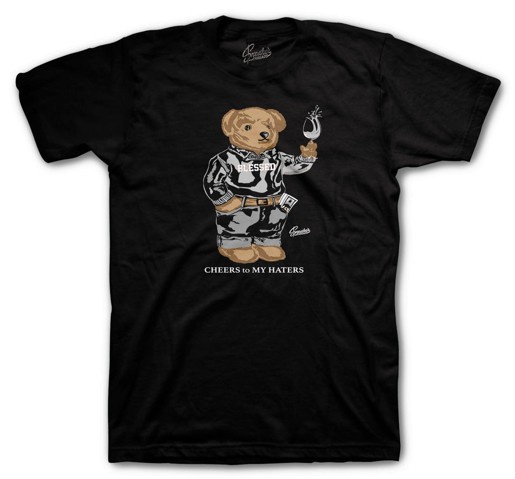 Retro 1 Silver Toe Cheers Bear Shirt