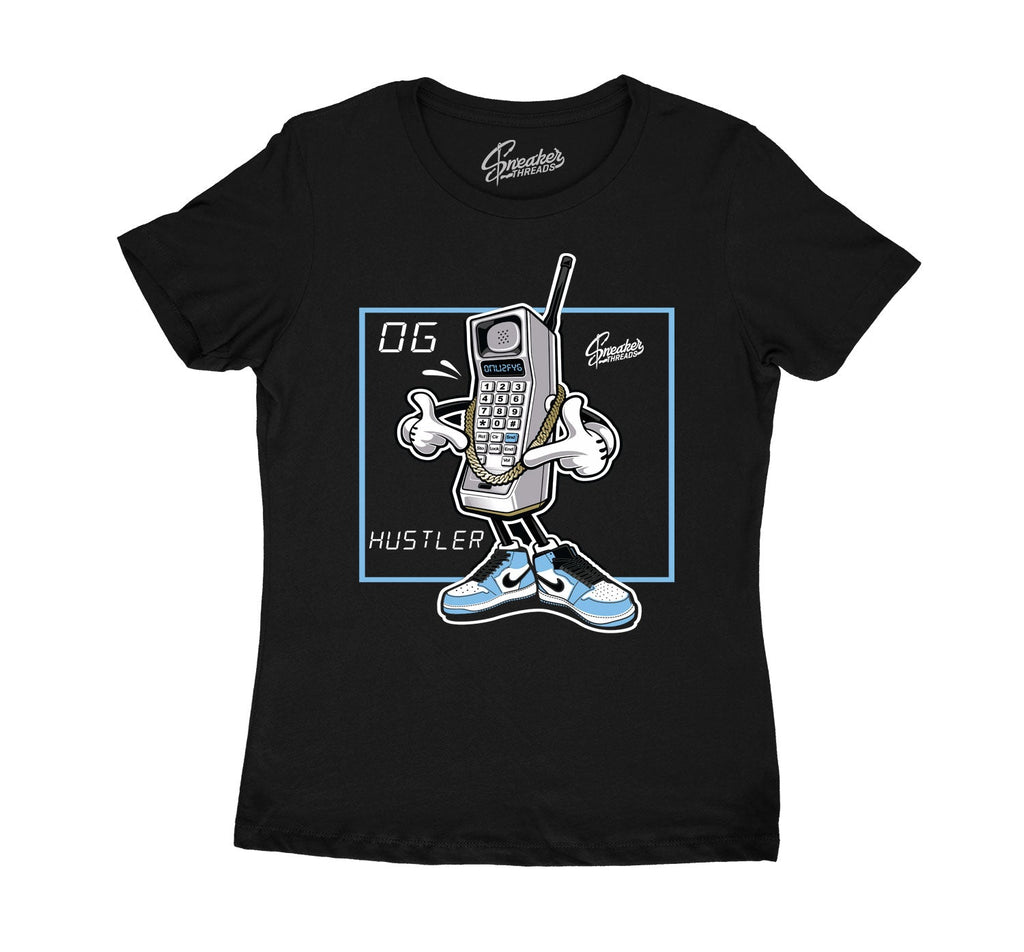 Womens - University Blue 1 OG Hustler Shirt