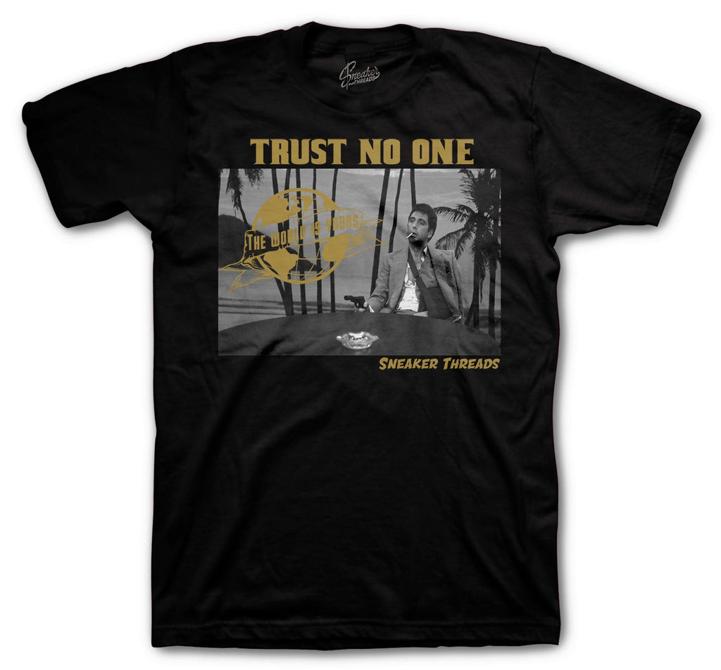Retro 13 Gold Glitter Tony Knows Shirt