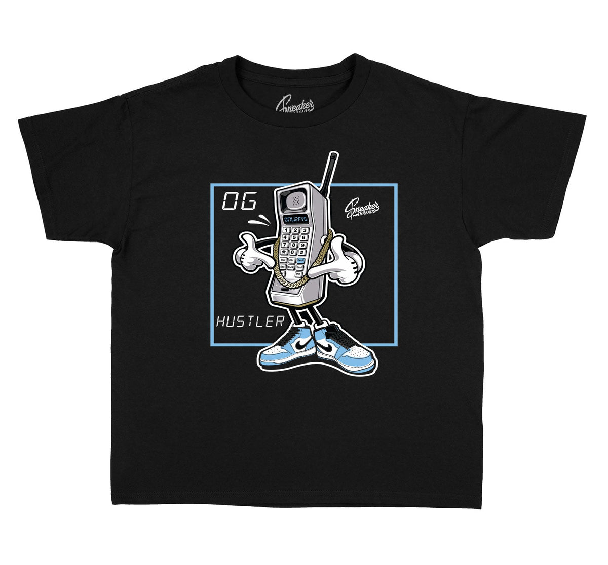 Kids - University Blue 1 OG Huslter Shirt