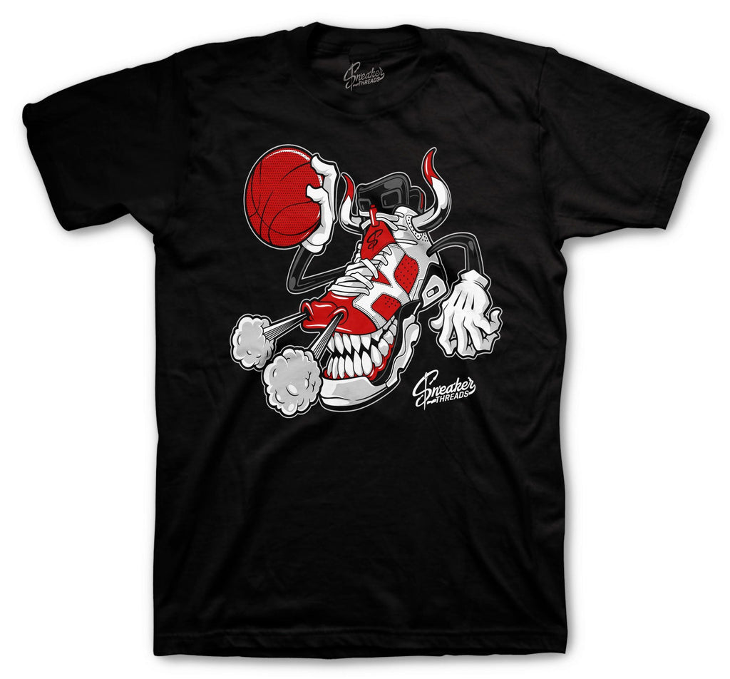 Retro 6 Carmine Fly Kicks Shirt
