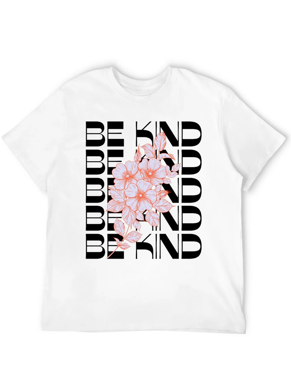 Be Kind Floral Graphic Tee - Black product image 11