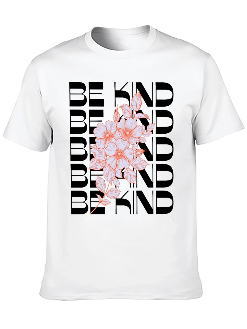 Be Kind Floral Graphic Tee - Black product image 9