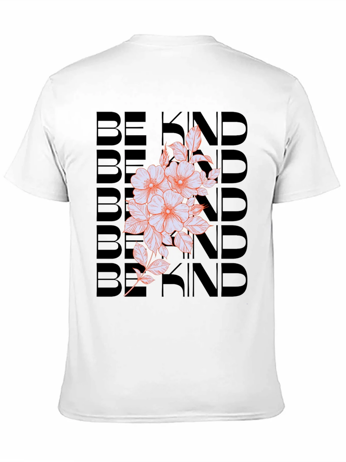 Be Kind Floral Graphic Tee - Black product image 10