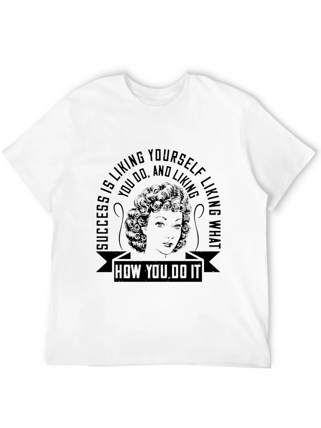 Success Liking Yourself Quote T-Shirt product image 11