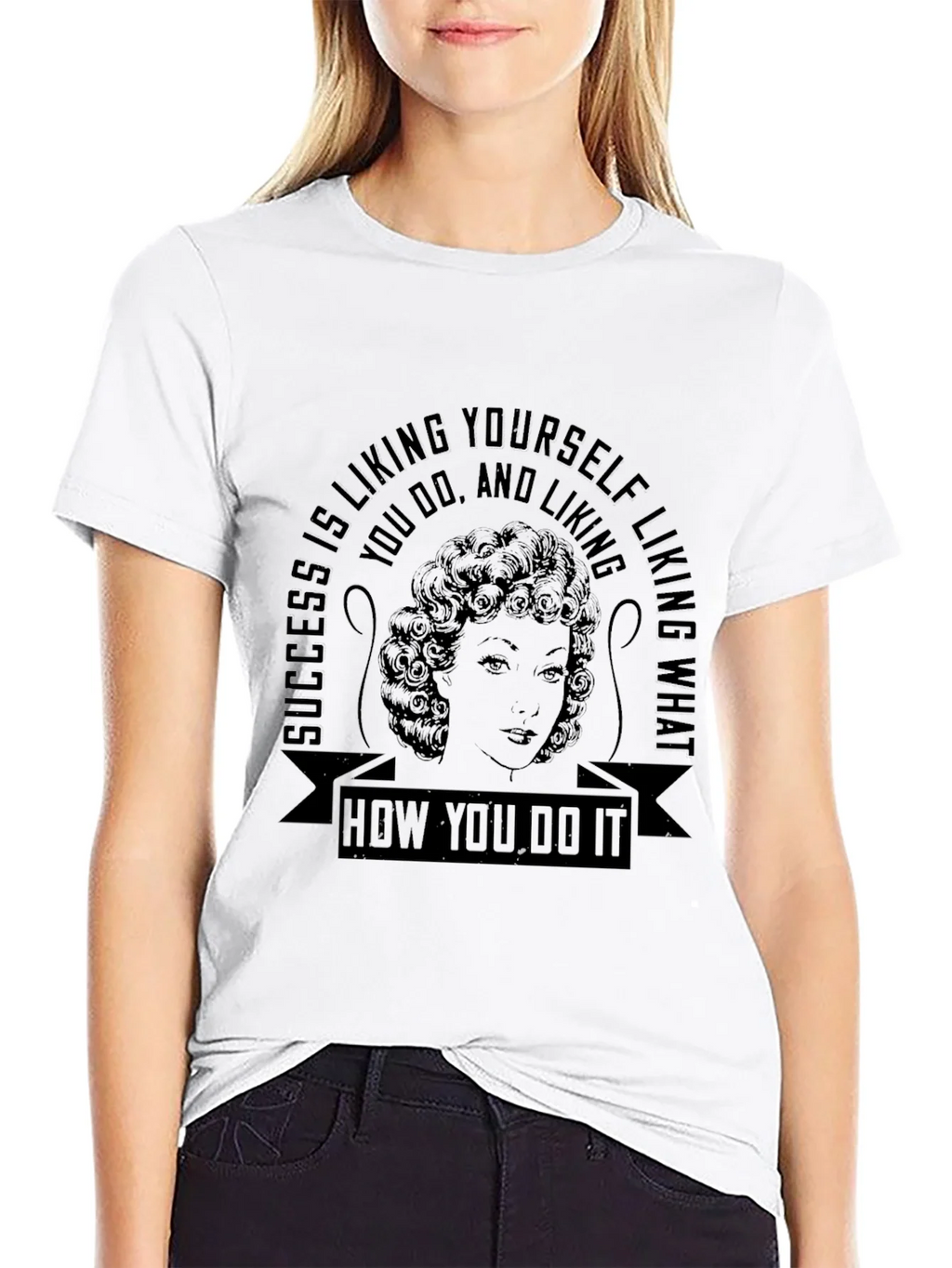 Success Liking Yourself Quote T-Shirt product image 8