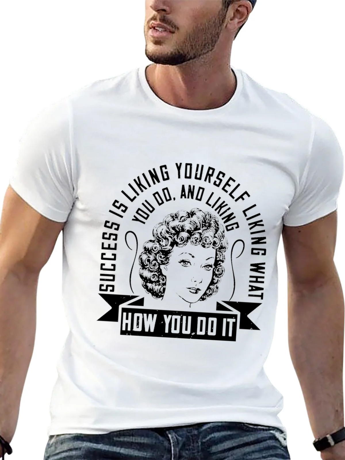 Success Liking Yourself Quote T-Shirt product image 12