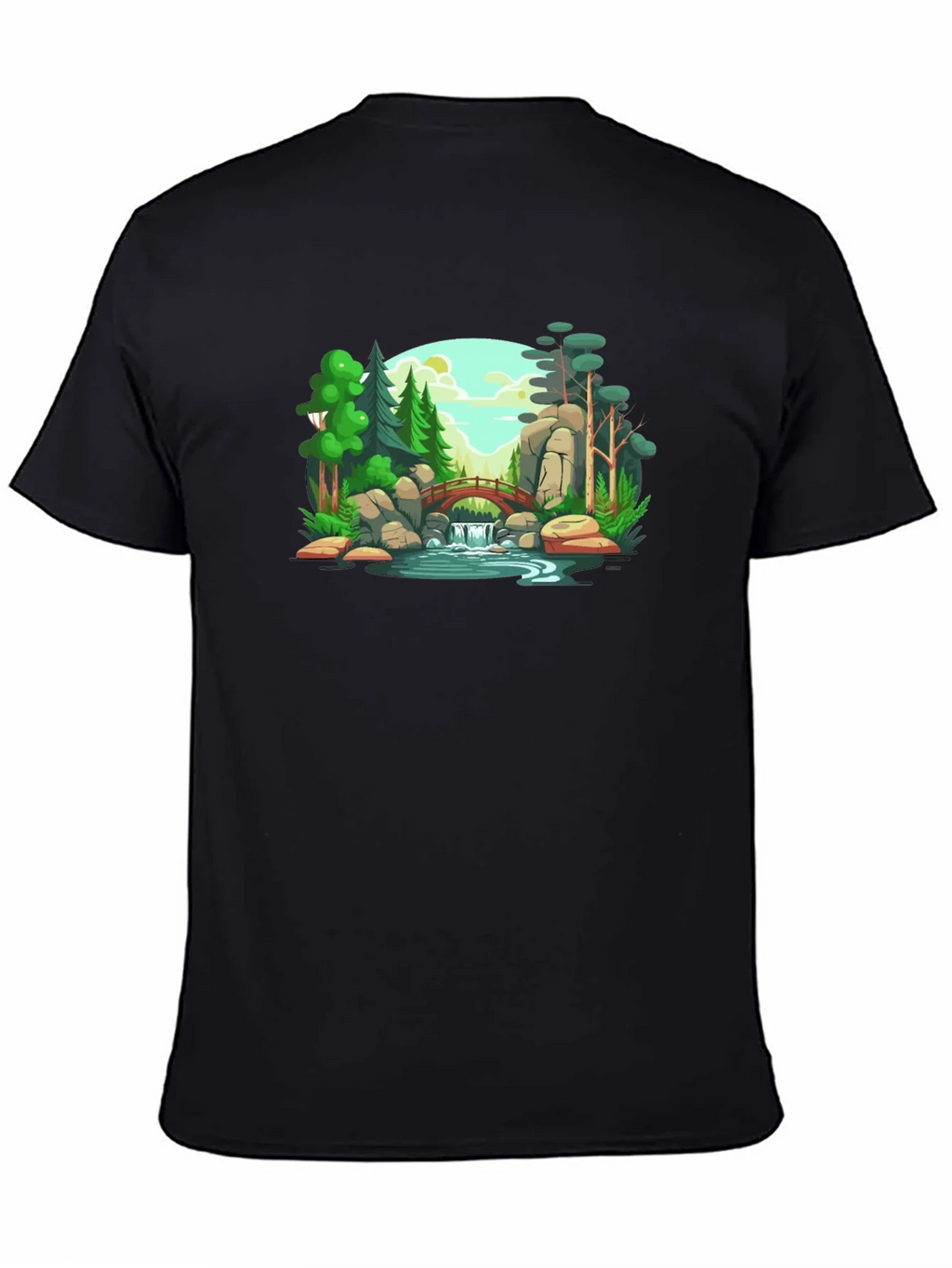Scenic Landscape Graphic Print T-Shirt product image 4