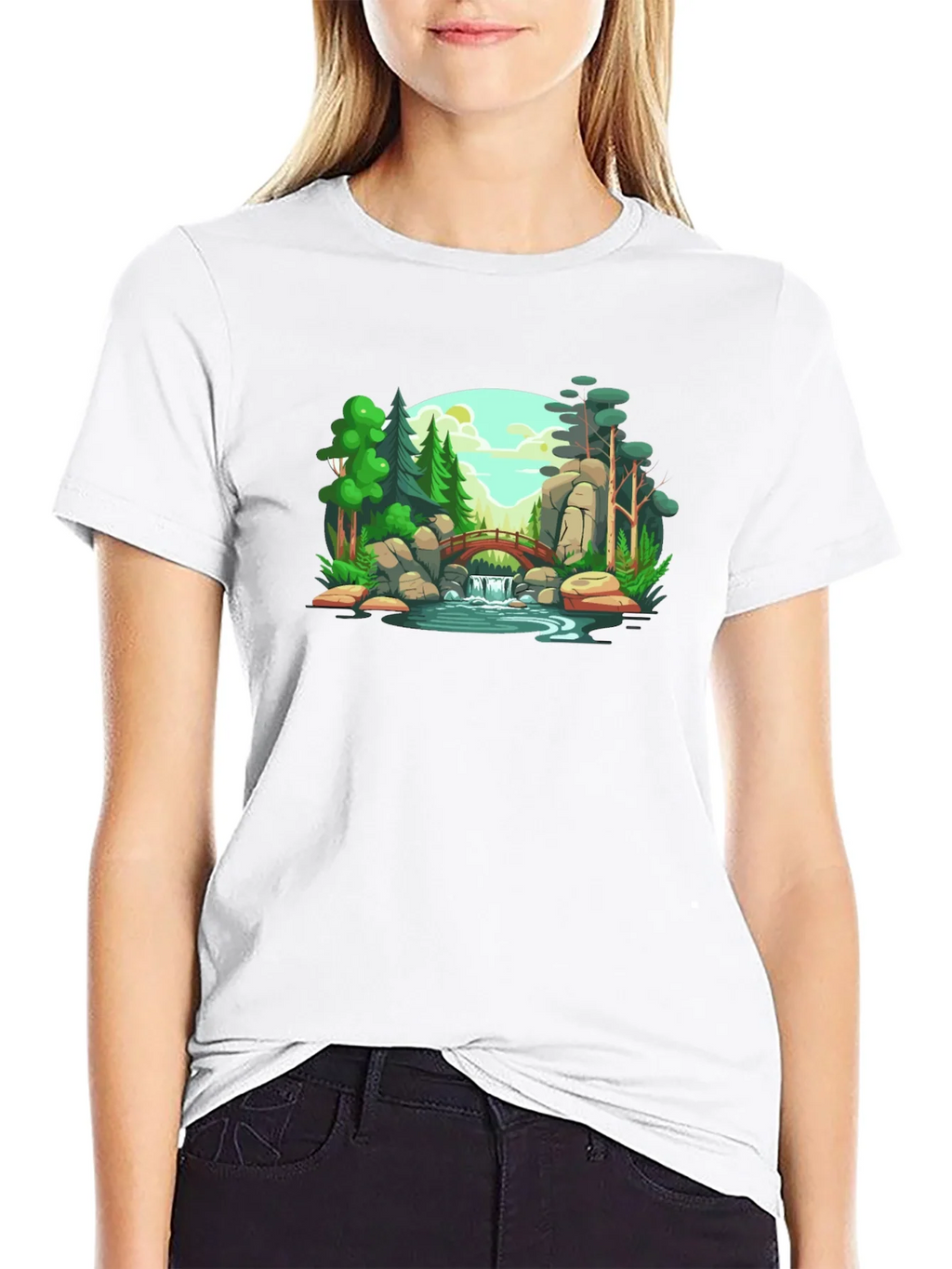Scenic Landscape Graphic Print T-Shirt product image 8