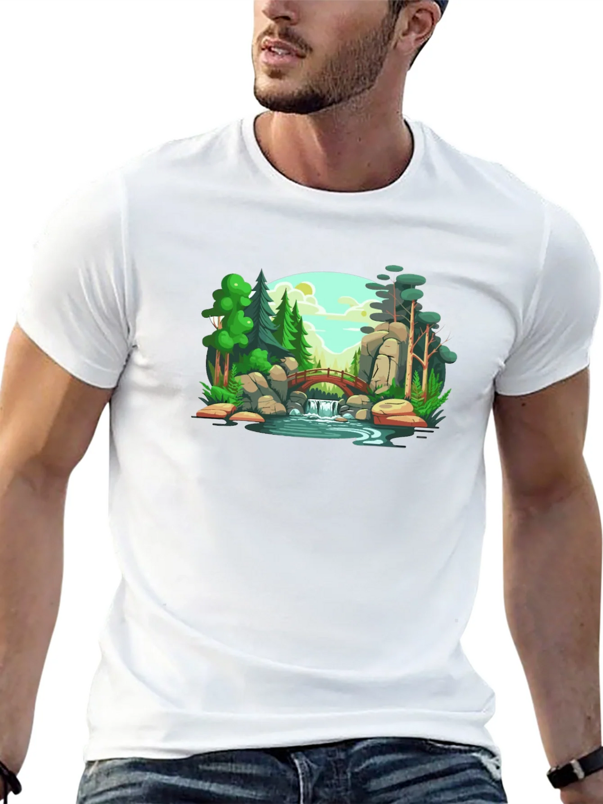 Scenic Landscape Graphic Print T-Shirt product image 12