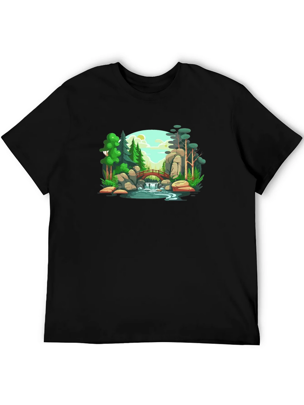 Scenic Landscape Graphic Print T-Shirt product image 5