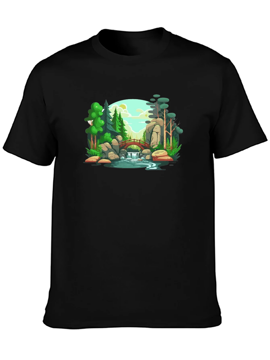 Scenic Landscape Graphic Print T-Shirt product image 3