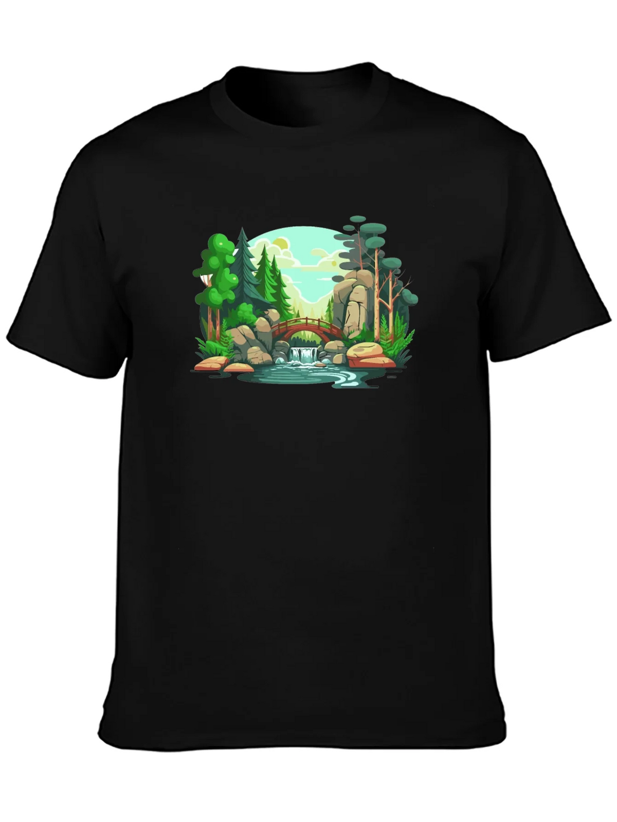 Scenic Landscape Graphic Print T-Shirt product image 3