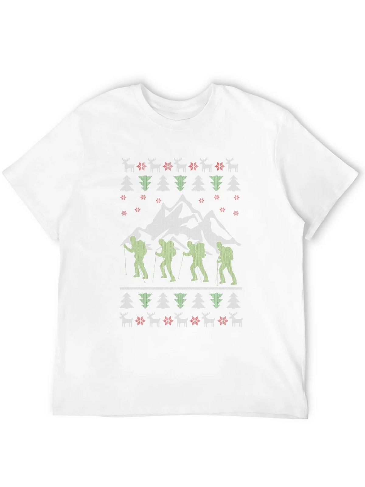 Hiking Adventure Ugly Christmas T-Shirt product image 11