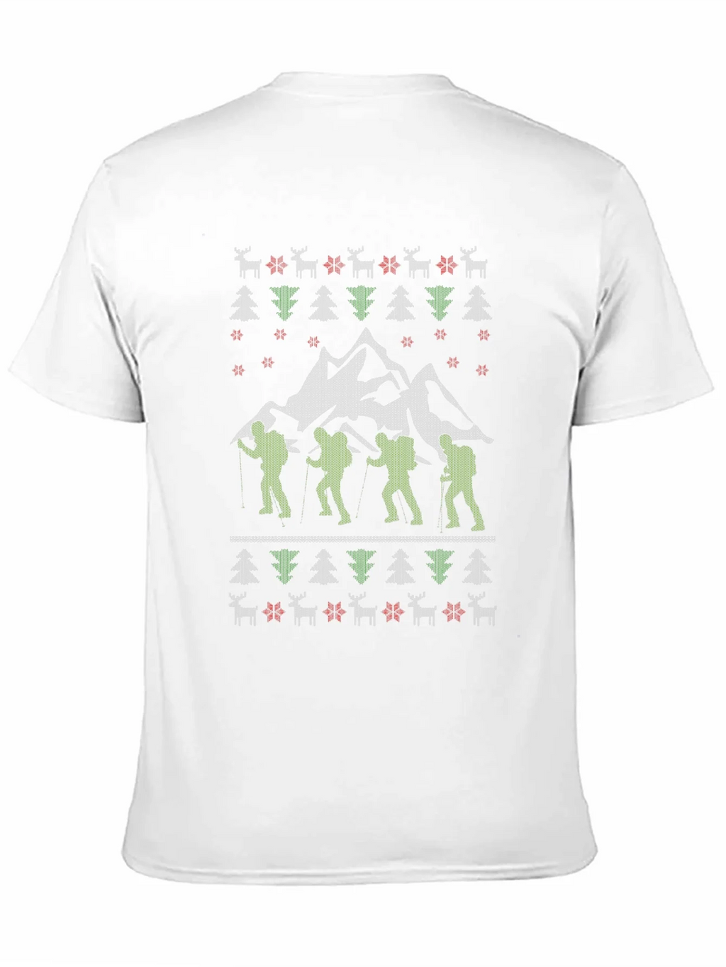 Hiking Adventure Ugly Christmas T-Shirt product image 10