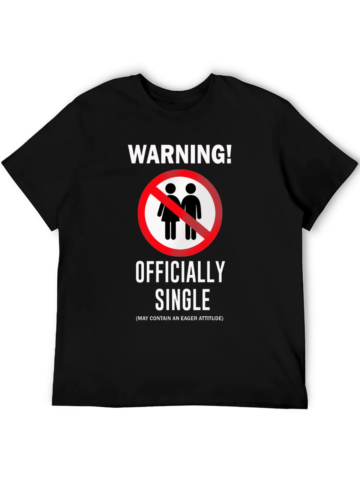 Officially Single Funny Novelty Graphic T-Shirt product image 2