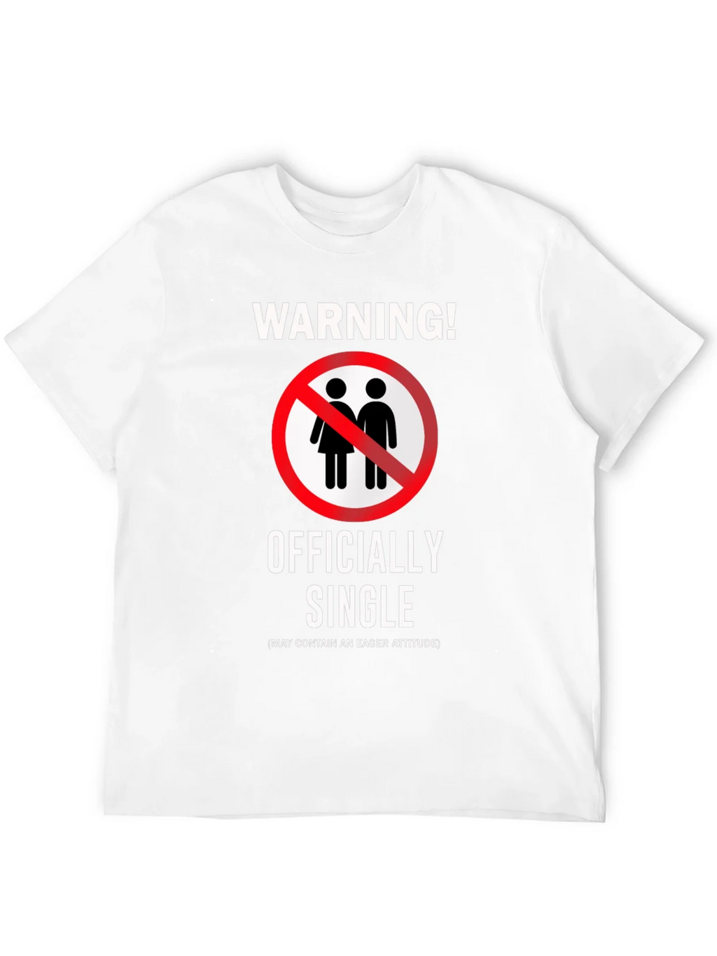 Officially Single Funny Novelty Graphic T-Shirt product image 6