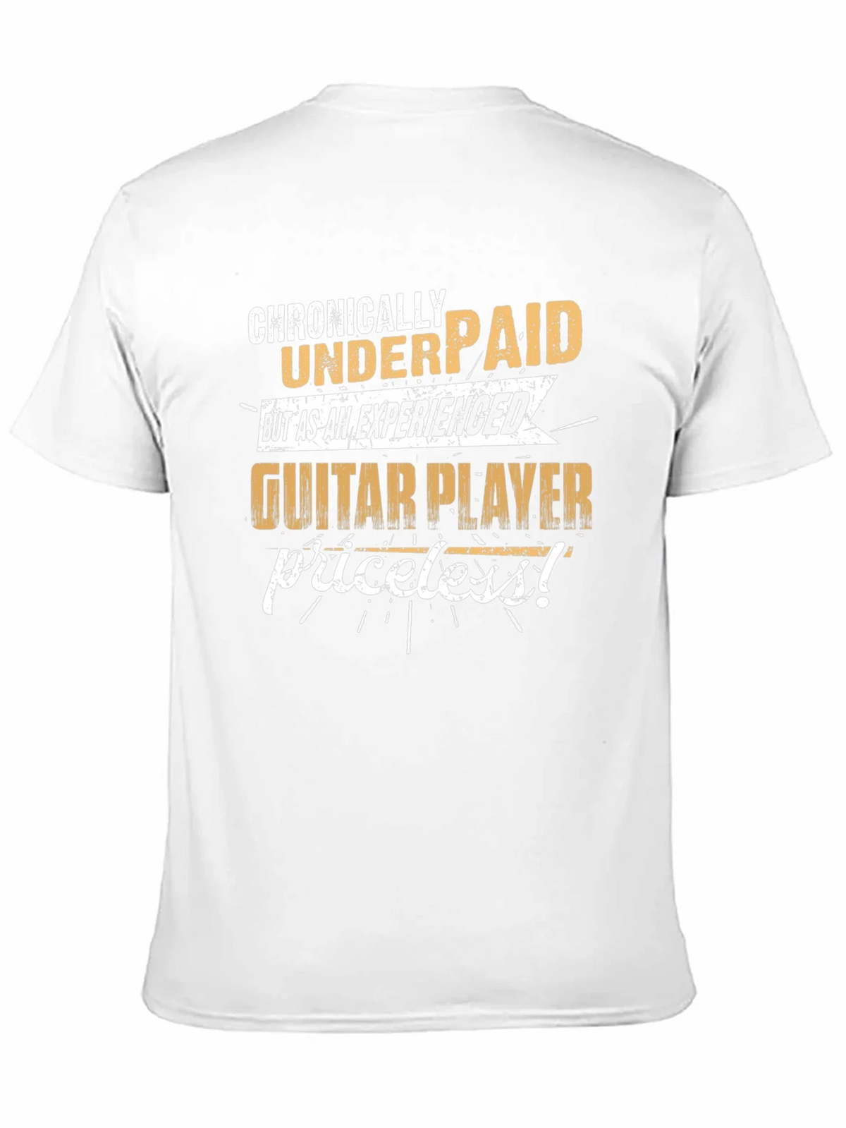 Chronically Underpaid Guitar Player Black T-Shirt product image 6