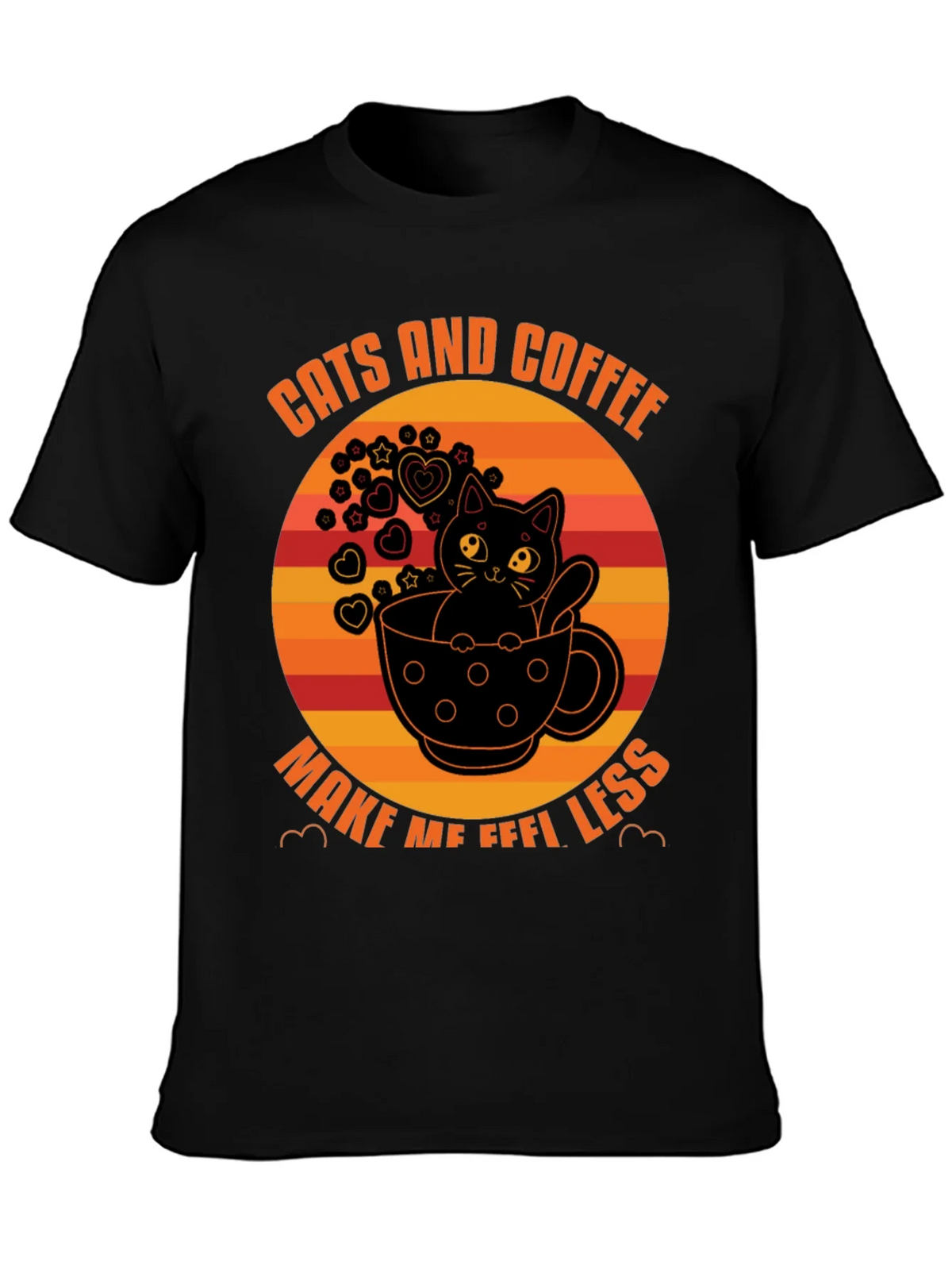 Cats and Coffee T-Shirt - Unisex Graphic Tee product image 3