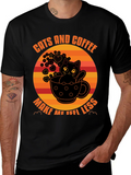 Cats and Coffee T-Shirt - Unisex Graphic Tee product image 1