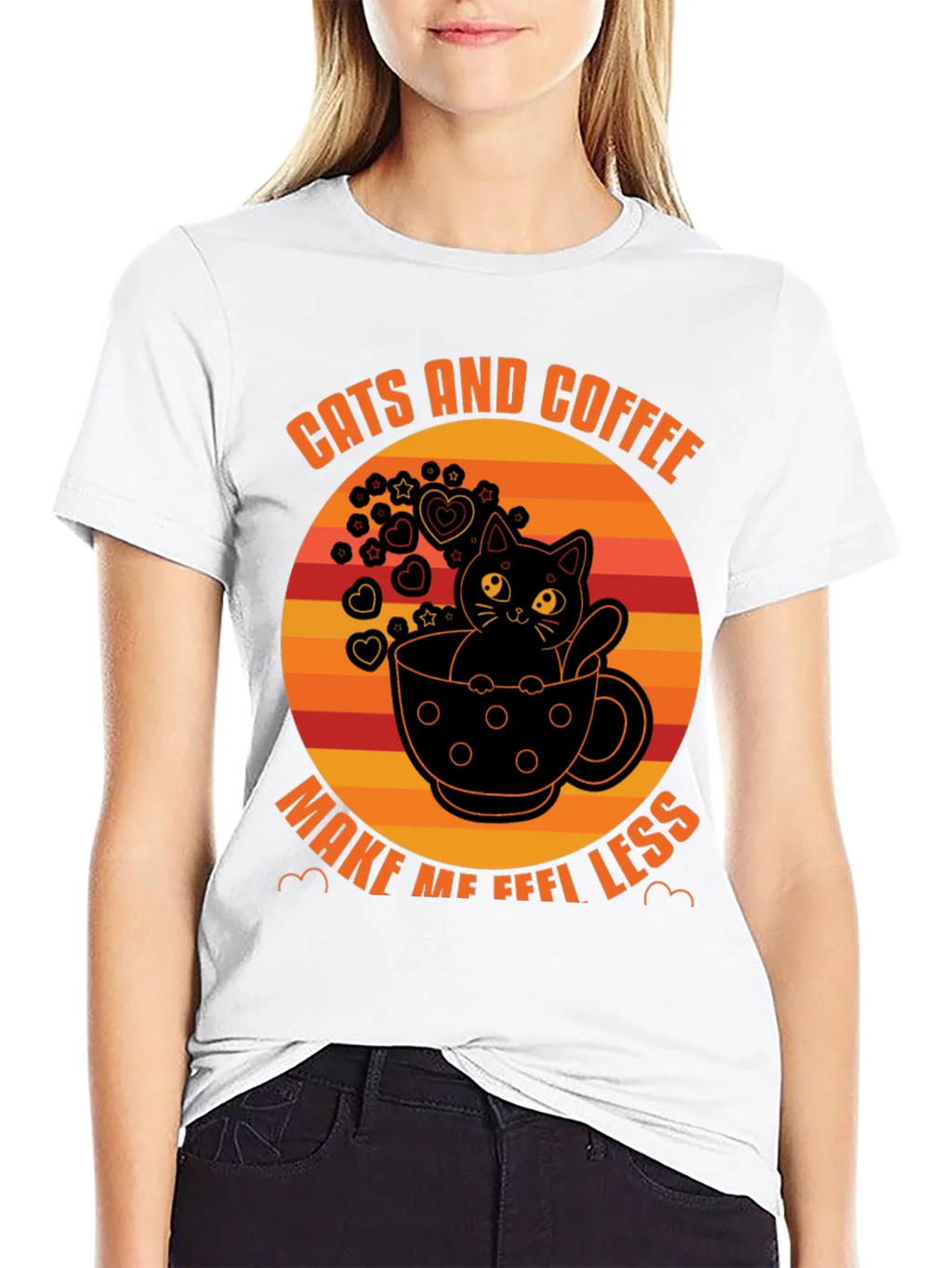 Cats and Coffee T-Shirt - Unisex Graphic Tee product image 8