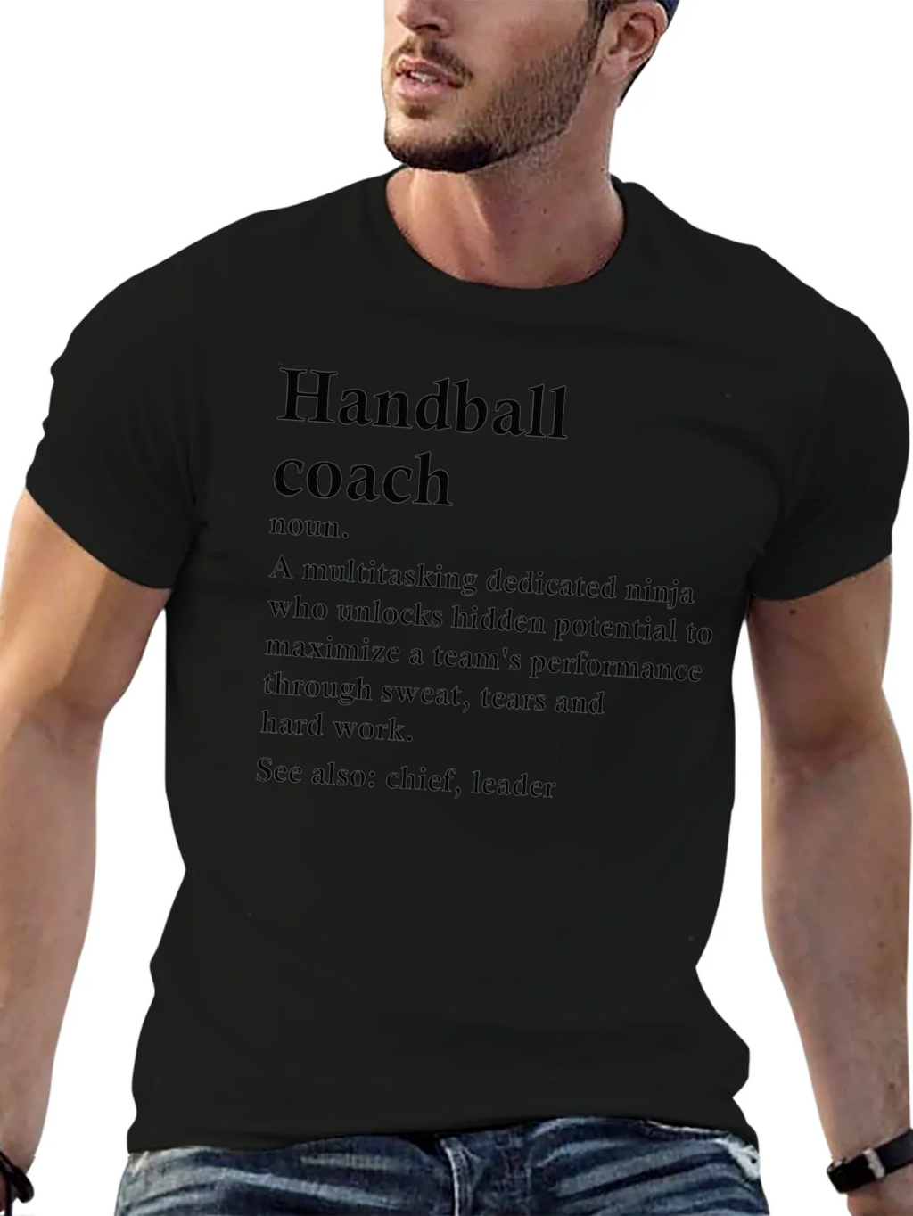 Handball Coach Definition T-Shirt product image 6