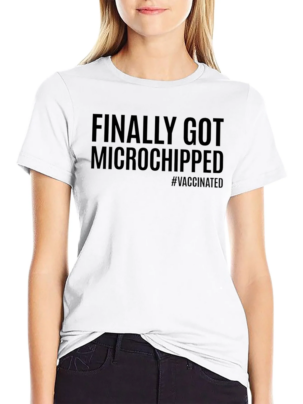 Finally Got Microchipped T-Shirt - Funny Vaccine Tee product image 8